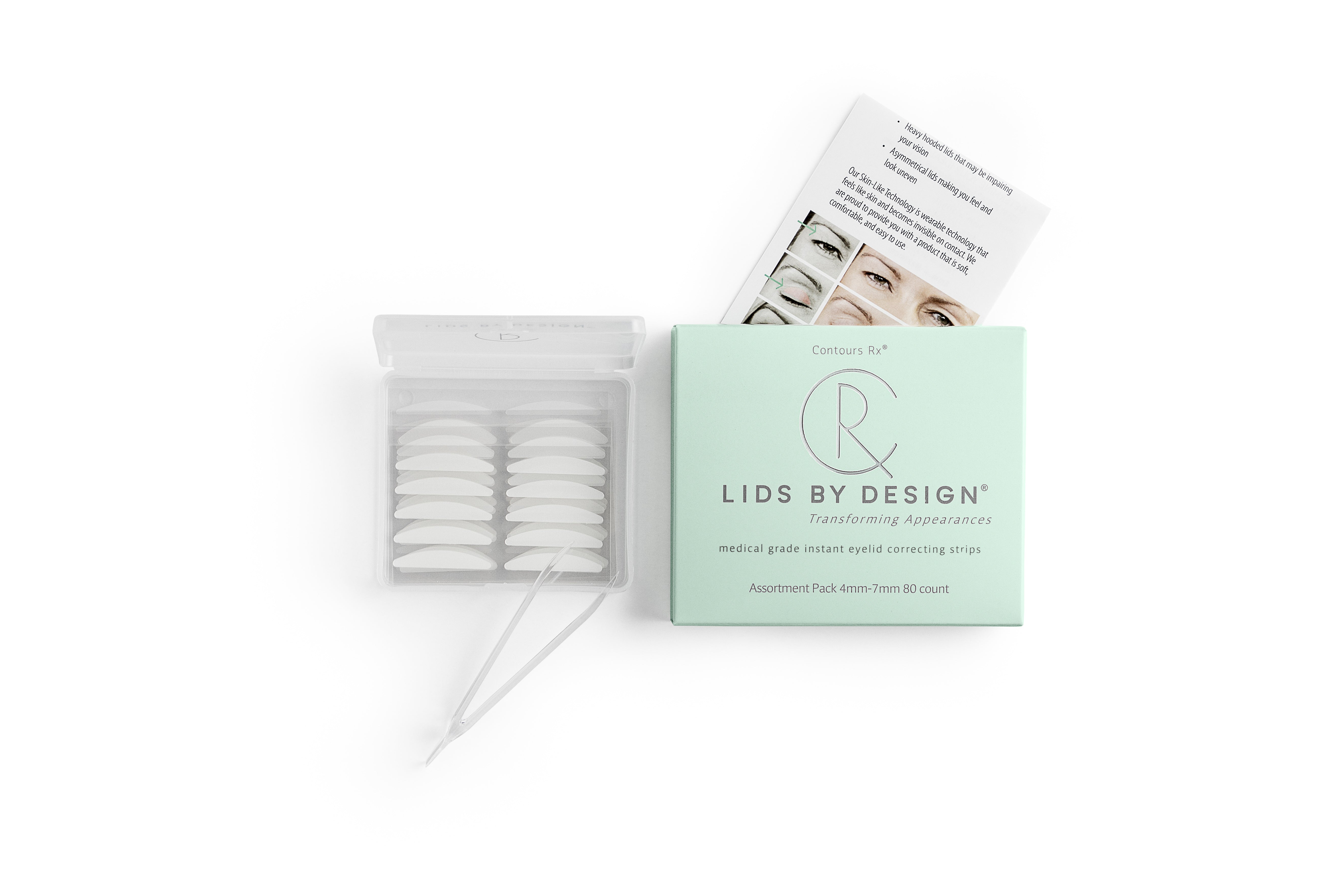 Contours Rx Lids By Design - Non-Surgical, Invisible & Instant Eyelid Lift  Strips - For a More Youthful-Looking Appearance, Reshape and Define with