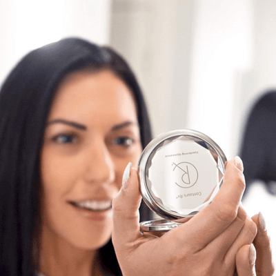 Crystal Compact Mirror